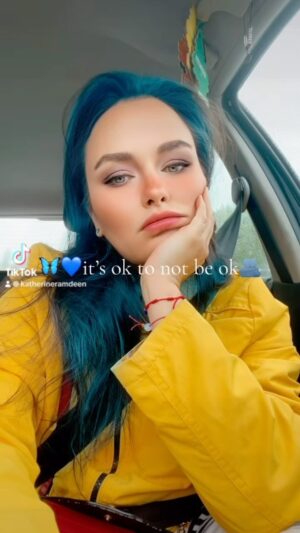Katherine Ramdeen Instagram - The abyss has seen into me, too. # ily 🫂🦋💙