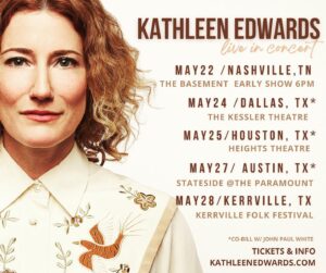 Kathleen Edwards Instagram - Come see me in Nashville and Texas next month! 🌴🪤