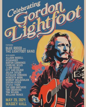 Kathleen Edwards Instagram - Thrilled to be performing on May 23rd @masseyhall to honour Gord’s legacy and music.  Show is sold out otherwise I’d have posted a ticket link (sorry! 😭)