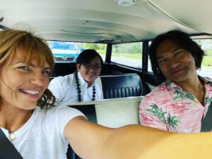 Kathleen Rose Perkins Instagram - Episode 3 of @doogiekamealohamd comes out tomorrow. Please tune in. It’s a hula delight!!! You’ll be driven to distraction!!! (Basically it’s about hula and cars) Mahalo!!!!! (Some pics I took while waiting to shoot)