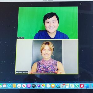 Kathleen Rose Perkins Instagram - Zoom press junkets are no joke. @disneyplus @doogie.kamealoha.md Doogie Kamealoha MD streams on Disney Plus starting September 8th. Please tune in. Hair and makeup by @katehollinsheadmakeup dresses by @manoush_officiel