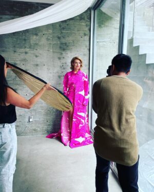 Kathleen Rose Perkins Instagram - I got to do a photo shoot and interview for a cover story in  this month’s issue of @hiluxurymag Hawaii’s own luxury magazine.  These are behind the scene shots taken by the lovely @katehollinsheadmakeup ! It was so fun. I didn’t want it to end!  @tingerbell808 did the interview, loved chatting with you, yushing, could have talked all day!@kylekagamida did amazing styling, I still dream of that white dress! @katehollinsheadmakeup always does flawless hair and makeup, you are the best!! And @haroldjulian you’re a magician with a camera! Thank you for making me look that good! Issue is out now. Please look it up! And thanks to everyone again!