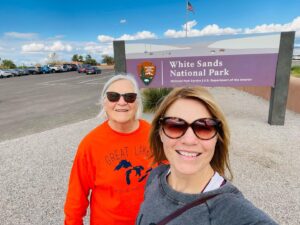 Kathleen Rose Perkins Instagram - This is my 49th national park. 15 more to go. (My mom has 53 under her belt. Whatever) @whitesandsnps #itsnotacompetition