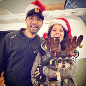 Kathreen Khavari Instagram - Shoutout to this man and this dog for getting me through this crazy year.