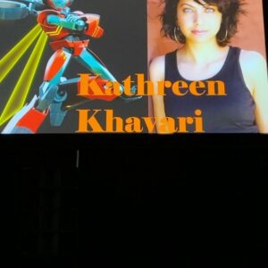 Kathreen Khavari Instagram - So excited for y’all to see Transformers: Earthspark on @paramountplus and @nickelodeon this November where we roll out brand new characters including mine, Twitch! Oh, and we have our own @hasbro toy!! Thanks to everyone who made it out to our panel and signing at @sdcc2022. Autobots, Roll Out!!
