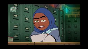 Kathreen Khavari Instagram - Salma works at the lost and found and takes her job VERY seriously. You can catch her (me) in last week’s episode of Craig of the Creek.