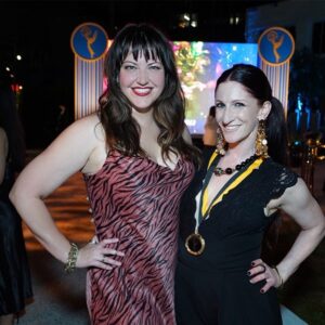 Kathryn Burns Instagram - What a joy to celebrate under the stars with friends who are also stars! ⭐️🍾 #emmys #choreographers #music #latergram