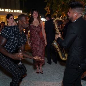 Kathryn Burns Instagram - What a joy to celebrate under the stars with friends who are also stars! ⭐️🍾 #emmys #choreographers #music #latergram