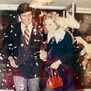 Kathryn Burns Instagram - 50 years ago my folks pledged to love each other for a lifetime.  Quickly the 2 became 6 which soon became 14 and then I lose count because their love (in the non multiplying way) has touched (in a platonic way, duh) so many! They have taught me how to love unconditionally, how to show up for people without asking for anything in return, and how to be kind, even in trying times.  To know them is to love them so please give them all y’alls IG love on this special day! ❤️Happy 50th Momma Rabbit & Dudah❤️. I love y’all to the furthest spot in space and back...cause the moon’s too close, you get it. (Pay close attention to the last video in this series.  We surprised them with a mariachi band and in this romantic clip you hear my Uncle Walter telling 11 year old William about a happy little place called Guantanamo Bay.)