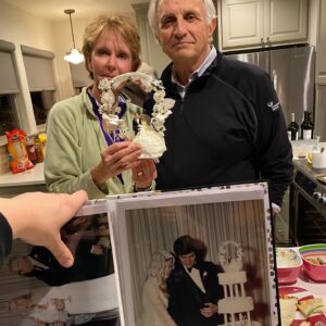 Kathryn Burns Instagram - 50 years ago my folks pledged to love each other for a lifetime.  Quickly the 2 became 6 which soon became 14 and then I lose count because their love (in the non multiplying way) has touched (in a platonic way, duh) so many! They have taught me how to love unconditionally, how to show up for people without asking for anything in return, and how to be kind, even in trying times.  To know them is to love them so please give them all y’alls IG love on this special day! ❤️Happy 50th Momma Rabbit & Dudah❤️. I love y’all to the furthest spot in space and back...cause the moon’s too close, you get it. (Pay close attention to the last video in this series.  We surprised them with a mariachi band and in this romantic clip you hear my Uncle Walter telling 11 year old William about a happy little place called Guantanamo Bay.)