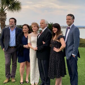Kathryn Burns Instagram - 50 years ago my folks pledged to love each other for a lifetime.  Quickly the 2 became 6 which soon became 14 and then I lose count because their love (in the non multiplying way) has touched (in a platonic way, duh) so many! They have taught me how to love unconditionally, how to show up for people without asking for anything in return, and how to be kind, even in trying times.  To know them is to love them so please give them all y’alls IG love on this special day! ❤️Happy 50th Momma Rabbit & Dudah❤️. I love y’all to the furthest spot in space and back...cause the moon’s too close, you get it. (Pay close attention to the last video in this series.  We surprised them with a mariachi band and in this romantic clip you hear my Uncle Walter telling 11 year old William about a happy little place called Guantanamo Bay.)