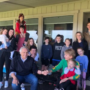 Kathryn Burns Instagram - 50 years ago my folks pledged to love each other for a lifetime.  Quickly the 2 became 6 which soon became 14 and then I lose count because their love (in the non multiplying way) has touched (in a platonic way, duh) so many! They have taught me how to love unconditionally, how to show up for people without asking for anything in return, and how to be kind, even in trying times.  To know them is to love them so please give them all y’alls IG love on this special day! ❤️Happy 50th Momma Rabbit & Dudah❤️. I love y’all to the furthest spot in space and back...cause the moon’s too close, you get it. (Pay close attention to the last video in this series.  We surprised them with a mariachi band and in this romantic clip you hear my Uncle Walter telling 11 year old William about a happy little place called Guantanamo Bay.)