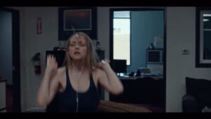 Kathryn Burns Instagram - Loved helping Amanda Seyfried @mingey find her inner angsty Elizabeth Holmes grooves…or lack there of.  @thedropouthulu #danceDNA #thedropout #katburnschoreo