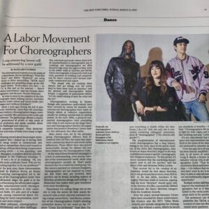 Kathryn Burns Instagram - We’re starting a guild! PLEASE READ this amazing @nytimes article to understand why.  #choreographersguild #nytimes *link in bio

“Despite their influence, choreographers have been persistently and often bafflingly sidelined. In the more traditional worlds of film, television and music videos, there is little standardization in choreographer pay or crediting, and choreographers are often forced to sign away the rights to their work. In the wilder wilds of YouTube and TikTok, where choreography is frequently built to go viral, questions of crediting and compensation for dance creators have become especially complicated and urgent.” - @margaretfuhrer (thank you)