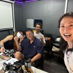 Kathy Wu Instagram - That’s a wrap for movie 🎞️🎥 
#邪mall #possessionstreet ! 

So great to be back in Hong Kong, making movies and being part of the #hongkongcinema. 🎬

The visual is amazing !😍 Cant wait to watch premiere with you very soon! Thank you for making my summer so full of fun. 🇭🇰♥️

@black_gorgor @candyw1219 @aryovonn @hiro_hung @im710 @nickykywong @ersousaskl @meiahentertainment @luvincw @markgarb @marchmaachi @superkenfx @joveshek 

#邪mall #黎震龍 #美亞娛樂