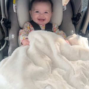 Katie Carpenter Instagram - Traveling w/ a baby ✈️ - we made it! Flying used to be exciting with a hint of stress. Those quantities reversed this time 😅

There were some challenging moments. Wanted to share some tips of how we survived!

✈️ Bring the stroller through the airport. Everyone told me to babywear (we did that too), but the stroller is sooo nice for transporting the car seat and stroller bags. (We got cheap ones on Amazon!) You can also bring extra stuff in the bags. We brought a blanket, diapers, and wipes. Although -  not over 4oz cause we got some butt paste confiscated. 🫣
🍼 Let TSA know you have breast milk and if you want it personally inspected vs being x-rayed. I got to watch people uncomfortably walking around with my fluids and asking co-workers what to do with them 🤣 in ATL, they tested it in what I fondly call a ‘bomb detector box’ and in Buffalo, TSA opened it and held a strip over the bottle.
🧸 Bring multiple pacis and toys. At 3.5 months, we brought some teething toys and crinkly books. We also downloaded an episode of Miss Rachel in case we were desperate! It’s nice to bring out more distractions if you need it. 
💺 Choose a window seat if you’re BFing for more privacy. Wayyy easier to whip out a boob and also nice for the extra inches of space. 
🎒Use a roll up diaper pad for all your diaper changes. Ours has pockets so I tucked in travel wipes, diaper cream, and some chux pads, which are great if you want something disposable to lay down. It’s way easier having it all in one pack than digging through a bag in a tiny bathroom. 
🤍 Bring a travel sound machine if your baby is used to white noise. We loooove our Hatch. She was getting fussy on the plane cause she was tired. We cranked the Hatch up and bum-patted like our lives depended on it. The sound machine helped. I managed to hang it on a headphone jack! 🤣
🫶🏻 People are nicer than you think. It’s stressful to have a fussy baby in public, but people were kind to us. Both our seat mates told us before takeoff they loved/had babies of their own and not to worry. 🥹

I’m gonna link some fave products in my stories!