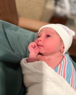 Katie Carpenter Instagram - Introducing Cora Rae Welch. Our sweet little girl came into this world on Wednesday, October 25th at 6:18pm. What a journey to get her here. We’re so in love!!
