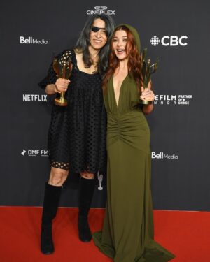 Katie Douglas Instagram - Very grateful and proud of some unbelievable women, whom I had the privilege of working alongside in making one special film last year. Thanks again to @thecdnacademy for a wonderful awards week, celebrating so much Canadian creativity. Big fat congrats to everyone who poured their hearts into the film 🫶🏻#canadianscreenawards2024 #thegirlwhoescapedthekararobinsonstory