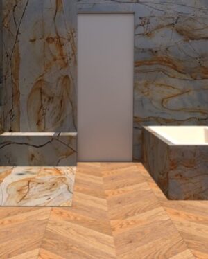 Katie Nehra Instagram - Sometimes a piece of stone (slide 3) is all the inspo one needs to build the design of a bathroom.

I am thrilled to be creating this with @cliffspot, more to come!