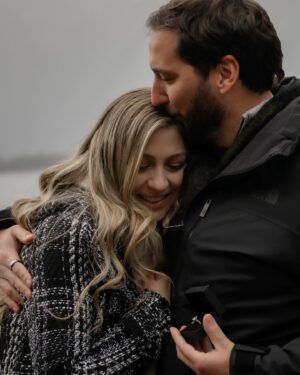 Katie Wilson Instagram - guess I’ll keep him 💍🥂🥹
