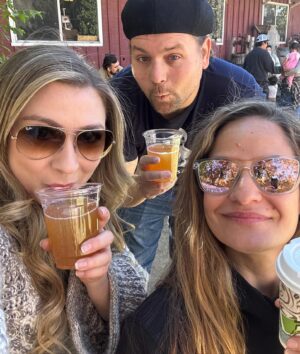 Katie Wilson Instagram - Last post of 2023! 🎇 

What an insane & exhausting year it was, but it was also filled with so much love, friendship, and hard work. From being on TV, crowdfunding & launching #TabletopNews, to strikes that rocked our industry, this year absolutely showed me how to persevere. 💪🏻

I’m looking towards more laughs, adventure, and exciting new projects in 2024! Cheers to the New Year friends 🥂 #HappyNewYear #NewYear2024 #NewYearsEve