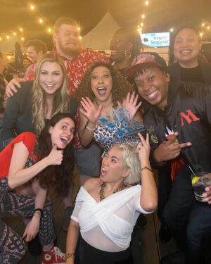 Katie Wilson Instagram - A HUGE thank you to everyone who came out to celebrate #TabletopNews last night! 🎉 🥹 The first episode is up now (link in bio), now back to work on Ep 2!