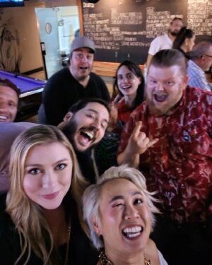 Katie Wilson Instagram - A HUGE thank you to everyone who came out to celebrate #TabletopNews last night! 🎉 🥹 The first episode is up now (link in bio), now back to work on Ep 2!