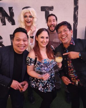 Katie Wilson Instagram - A HUGE thank you to everyone who came out to celebrate #TabletopNews last night! 🎉 🥹 The first episode is up now (link in bio), now back to work on Ep 2!