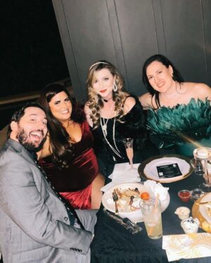 Katie Wilson Instagram - Old Hollywood glam 🎬✨ 

I had such a wonderful time celebrating my bestie @despinascandalis Birthday! She truly knows how to throw a party!