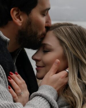 Katie Wilson Instagram - guess I’ll keep him 💍🥂🥹