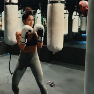 Katrina Rosita Instagram - how I’m mentally trying to get through the rest of 2019: a memoir💥🥊⠀⠀
⠀⠀
huge thanks to @gabriel.gualajara for helping @nadia_gonzalez and I step up our game ⠀
⠀
that shove at the end is very symbolic in this piece of art 😂😭