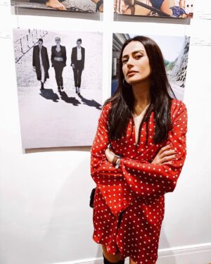 Katya Peneva Instagram - When you see yourself hanging on the wall 💕 20 years EVA Magazine #photography