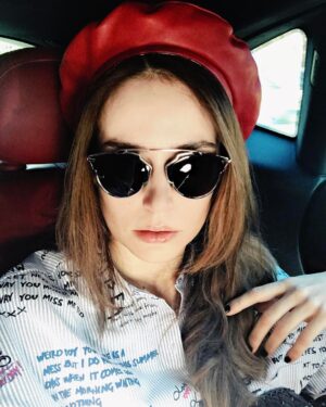 Katya Peneva Instagram - Red riding hat 😂 #moodoftheday #picoftheday #lookoftheday #ootd