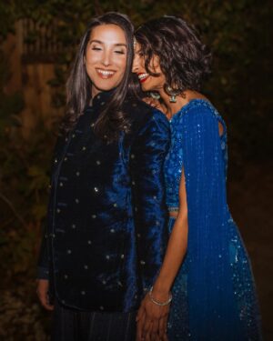 Kausar Mohammed Instagram - We met 14 years ago through our love for arts activism and through a desire to do more for our community, to dream more. We held our Meetha-Muh (traditional Pakistani Muslim engagement ceremony) and civil ceremony this past November in a time where a need to hold on to hope and liberation (and a #freepalestine) were more important than ever. 

And so, we want to share our journey over those couple days as a little bit of light and hope back, brown folks living, muslim folks thriving, queer folks loving. This is a sneak peak of the night of our Meetha-Muh, which is translated as, “sweetening of the mouth”. We didn’t do much in terms of engagement celebration initially, but we knew before we got married we wanted our families to meet each other in an intimate way, so will be sharing more on that… but for now, here is us…

Excited to share these little parts of us with you 🖤

Much love to @aaykafashion for these beautiful outfits and the care and intention that were put into designing these, more come on that as well!
And thank you @lovekemedia for the photos.