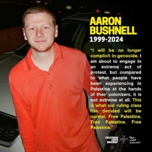 Kausar Mohammed Instagram - RIP Aaron Bushnell and all those who have sacrificed themselves for our collective liberation. #freepalestine 

CW on posts: suicide 

Posts from:
@palestinianyouthmovement 
@latinomuslimunity 
@michellekimkim 
@erocsoulbear