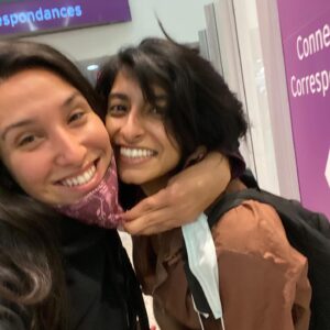 Kausar Mohammed Instagram - We landed in Toronto for tiff and opened our phones to THIS!!!!!! our article in @vogue!!! a big part of what’s been driving us this whole time, and why I wanted to write this, was to allow ourselves as queer muslim south asian folks to exist in JOY and FAMILY on screen.⁣
⁣
And this article sums it up so well: “It’s long past time for the love stories of queer and trans people of color to be told onscreen in all their occasionally awkward, messy, ultimately beautiful glory.”⁣
⁣
Thank you @specteremma for this beautifully written write up, it made my eyes water, thank you to our whole damn team EVERYONE in Involved who supported - 🙏🏽 allah @thefawz @amaliamegusta @andriarainewilson  lets celebrate.⁣
⁣
And this last photo is us at the YYZ airport opening up our phones to see this article!