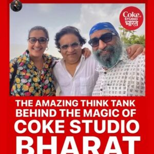 Kausar Munir Instagram - Lead by Ankur Tewari (in the pic on top left), so proud and happy to be doing what I love doing with these amazing co-workers. Such talent and warm personalities. Onwards…

#cokestudiobharat #independentsongs #indiesongs