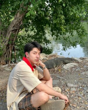 Kay Lertsittichai Instagram - ไม่เจอกันนานนะไมเคิล🤣🦎