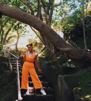 Kayla Briët Instagram - hi hii! 🍊 i have been in japan spending time with the loveliest humans and in calm little forest parks tucked away in the city..preparing for what will be the next adventure.

soon I’ll head to China for a @foundsound music diplomacy fellowship, sponsored by the US Dept State Bureau of Educational and Cultural Affairs. For the entire month of July, I will be one of 3 US musicians joining 3 Chinese musicians. We’ll meet for the first time in Lijiang (Yunnan Province), exchange music and production techniques. Then for two weeks, we will split off into groups and travel where our heart leads us, writing & capturing sounds and samples along the way. At the end of the month, we will reunite in Beijing where we’ll rapidly produce and rehearse what we’ve captured and perform it live in multiple venues across the city. 
this will be my first time visiting China. there’s so much I am curious about in the realm of folk/classical music that has been preserved, each major city’s unique music scene, and learning about each fellow’s process… (and hope I can visit the provinces where my family comes from too) 
i feel like a very lucky human to soon be learning about music and culture this way & to share this with you in July ✨🌸 pc: @alisafujimori   @emiksn from our sunny day in kamakura together