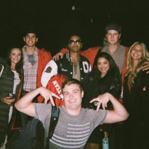 Kayla Heller Instagram - missing a few people but, a couple years ago this fantastic group of people got together and we made something really fun 🤍 we were up every night shooting until 7am in the morning for a week and a half straight and this photo was from one of those late nights :) I’m lucky it was them, no one would have handled me with such care.. bc lemme tell you, 4:30am kayla is a crazy kayla. 

#theressomeoneinsideyourhouse out on @netflixfilm now ! :)