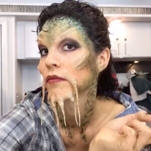Kaylah Zander Instagram - How to Get Out of a Fish Face
🧟‍♀️ by @mikemakesmonsters @geoffredknap  and @samanthaburkefx