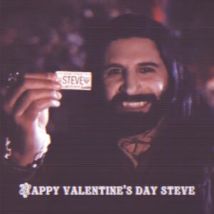 Kayvan Novak Instagram - This one is for all the Steves ❤️ #happyvalentinesday #notyouguillermo