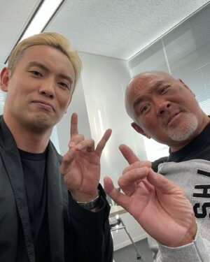 Kazuchika Okada Instagram - 今日は武藤さんと一緒でした！