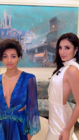 Kedist Deltour Instagram - With my beautiful Belgium 🇧🇪✨ @kedist_deltour 

•••
Vestido by @ninaboutiqueslp @isabella_rangel_slp 💫

#MissWorld #MissWorld71 #MW71 #India #Mexico #BWAP #BeautyWithaPurpose