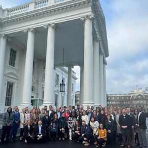 Keely Cat Wells Instagram - From a conversation about disability rights with President Bill Clinton, 

To dinner in The National Archives Rotunda — home to the Declaration of Independence, the Constitution, and the Bill of Rights,

And meeting public servants such as Secretary Alexis M. Herman, Secretary Rodney E. Slater, Dee Dee Myers and many more,

The Presidential Leadership Scholars is an opportunity of a lifetime.

After moving to the USA 5 years ago, I could never have imagined I’d be in such rooms with the opportunity to make an impact. 

In today’s polarized political climate, to make real change we must bring together public and private sectors, grassroots organizations, and embrace the power of collaboration, as President Clinton highlighted. A take away from this trip was to start with the end in mind.

#DisabilityRights #MakingSpace 

Image descriptions: 
1) Keely seated at a desk in the Oval Office, looking at a notebook, with an American flag behind her.
2) A large group of people posing for a photo outside the William J. Clinton Presidential Library. 
3) The original signed Americans With Disabilities Act 
4) A diverse group of people standing in front of the White House.
5) An event at the Rotunda with an audience seated at round tables, listening to a speaker at a podium, in a grand hall with a domed ceiling and a large painting in the background.
6) A selfie of Keely and Nina, both smiling at the camera with an “Isabel Farms” sticker on the cap.