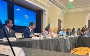 Keely Cat Wells Instagram - Today I had the tremendous honour of being seated around a table with @vp Vice President Kamala Harris,

Department of Transportation Secretary Pete Buttigieg, 

Department of Transportation Disability Policy Advisor Kelly Bucklund, 

The Honourable Tony Coelho, 

and Disability Rights leaders and advocates. 

Disabled people are impacted daily by inaccessible transportation, creating significant barriers to employment, education, healthcare, and community. 

This lack of accessible transit fundamentally inhibits our independence, quality of life, and full participation in society, underscoring the urgent need for equitable solutions.

During todays convening on accessible transportation the The Vice President said, “An accessible America is a better America”. And the following items were discussed,

• Department of Transportation (DOT) Accessible Lavatories on Aircraft rule
• Accessible Air Travel
• All Stations Accessibility Program 
• Airport Terminals Program
• US Access Board and DOT
• Enhanced Mobility of Seniors & Individuals with Disabilities Section 5310

I am left with an overwhelming sense of gratitude and hope. 

I am so thankful to those who have been doing this work for decades, and people like my friend and business partner, @sophlmorg who has positively impacted the lives of so many disabled people and has made critical legislative change. 

Thank you @annaperngpa for your incredible work and including us in today’s conversation. 

And thank you @em_vrabel for being an amazing advocate & team member.

@_making_space_work @_making_space_media

#RepresentationMatters #RightsOnFlights 

Image description: Vice President Kamala Harris and Department of Transportation Secretary Pete Buttigieg host a roundtable with diverse leaders from the disability, aging, and veterans communities inside the Eisenhower Executive Office. Slide 3, Keely and Pete Buttigieg. Slide 4, Sophie Morgan, Emma Vrabel and Keely in the hall way if the Eisenhower executive office building. Slide 5, Sophie and Pete Buttigieg, Slide 6, Emma with her guide dog Holly in the hallway of the Eisenhower executive building. Slide 7, Keely and Sophie outside the White House.