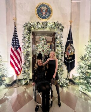 Keely Cat Wells Instagram - Last night it was an honour to attend a magical holiday celebration at the White House!

Alongside advocates that I greatly admire ❤️

While we celebrate the achievements and how far we have come, there is still so much to do, a few of the issues that the USA (and beyond) MUST change include:

Forced sterilization of Disabled people: 
Many states say that doctors can sterilize a disabled person even when that person does not want it. These laws let judges, their family or guardians, make the decision for the disabled person. forced sterilization must stop. 

Subminimum wage: 
In 36 states, Disabled people can legally be paid less than minimum wage. Allowing employers to pay disabled people less for the same work, solely based on disability.

Marriage inequality: 
If a Disabled person is receiving SSI, SSDI or Medicaid, their benefits can be reduced or revoked upon marriage.

Dehuminizing and unsafe air travel: 
Disabled travellers and especially wheelchair users who are disproportionately impacted, face risking their safety when flying on planes. #RightsOnFlight

Inaccessible employment: 
Disabled people are twice more likely to be unemployed than non-disabled people. We must remove barriers, including attitudinal ones, that prevent employment and career advancement. 

A significant absence of media representation: 
Of the 4.2% of Disabled people represented in film & TV it is estimated 95% of those roles are portrayed by non-disabled talent. And in advertising the stat stands at 0.9% and even worse behind the camera.

Lack anti-discrimination policies from the 193 members states of the United Nations: 
Studies on disability legislation shows that only 45 countries have anti-discrimination and other disability-specific laws.

Incredible advocates have been working to change these infuriating facts for decades, and there is progress but as Biden said last night:

“we’re gonna have to defend the work we’ve done and quite frankly defend democracy”. 

@annaperngpa, we are deeply grateful for your work & support. 

#DisabilityRights

Image description in comments