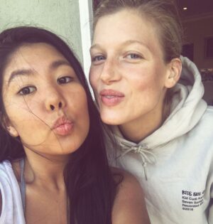 Keenan Kampa Instagram - visit from lil sis 😎