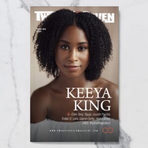 Keeya King Instagram - Thank you Twenty4Seven Magazine for including me as your cover story. 
Written by @bonhomiellc @twenty4sevenmagazine •
✊🏿Natural Hair On The Cover✊🏿