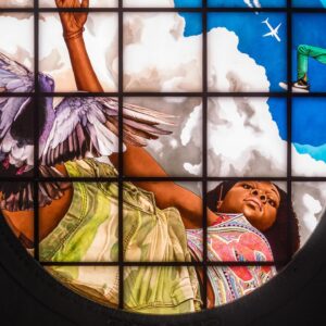 Kehinde Wiley Instagram - Kehinde Wiley, “Go,” 2020. Stained glass with aluminum frame, gypsum molding, steel structure, and LED light panel.

Artist Kehinde Wiley’s site-specific stained-glass installation restages the grandeur of 18th century European ceiling frescoes. Working through the modern Black body, the artist reimagines breakdance at the intersection of the epic and the intimate to offer a nuanced perspective on art history and the broader evolution of culture.

On view beginning January 1, 2021 at Moynihan Train Hall 33rd Street Midblock Entrance Hall, New York.

© Kehinde Wiley. An original work of art commissioned by Empire State Development in partnership with @PublicArtFund for #MoynihanTrainHall Photographer: Nicholas Knight. Image courtesy of #KehindeWiley @SeanKellyNY #EmpireStateDevelopment and #PublicArtFund